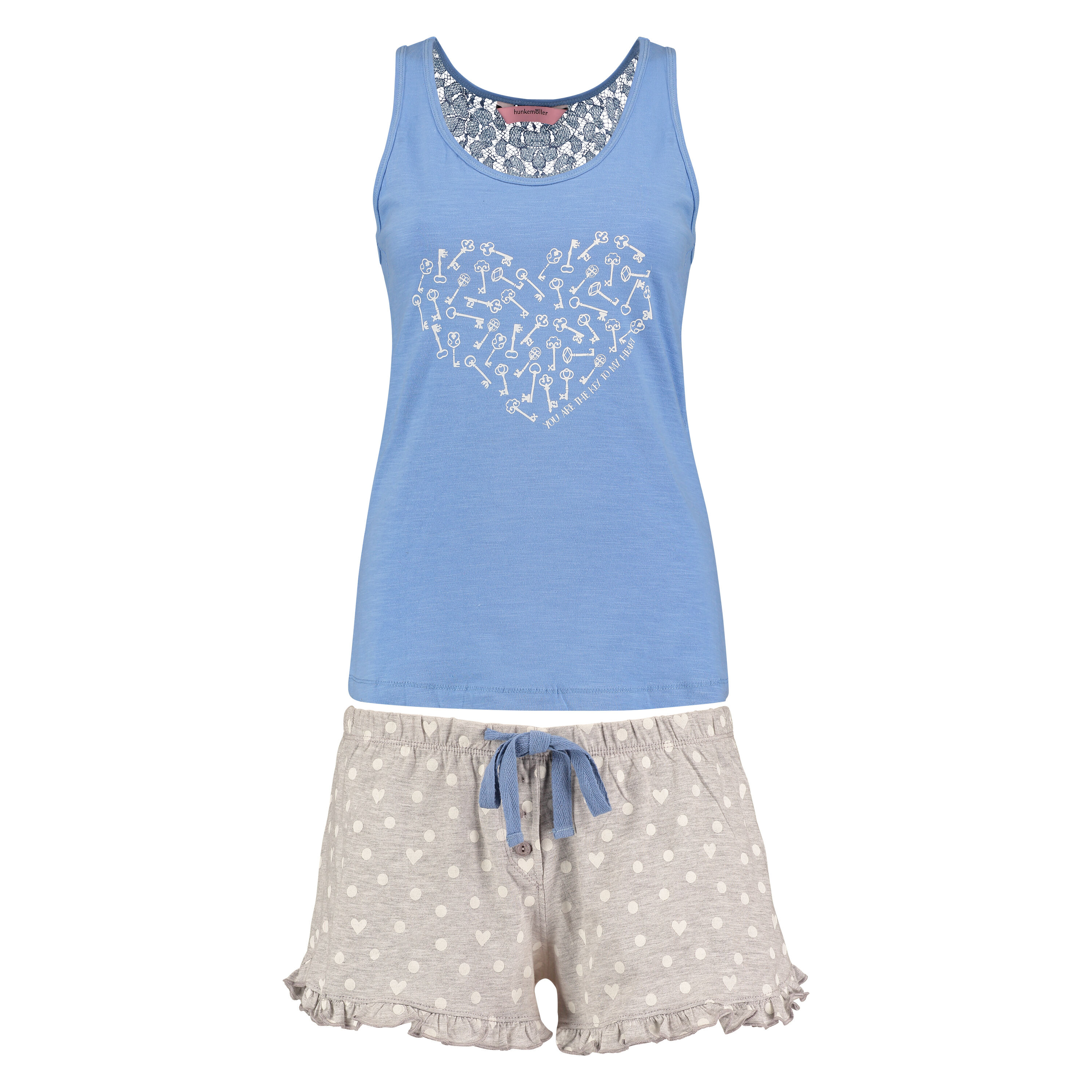 Pyjama set Jessica, bl&aring;