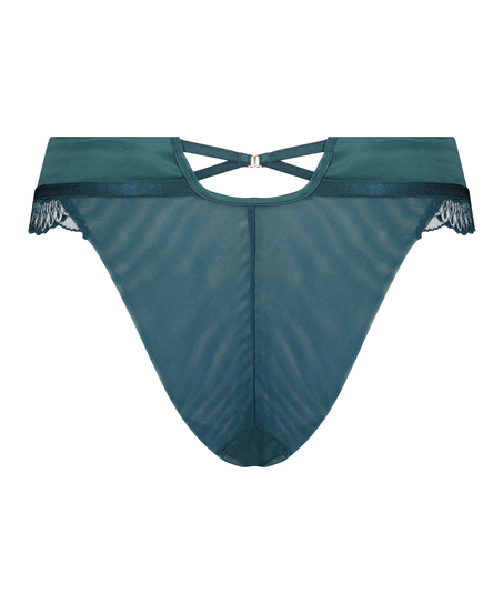 Christine h&ouml;gt skuren brazilian-trosa, gr&ouml;n