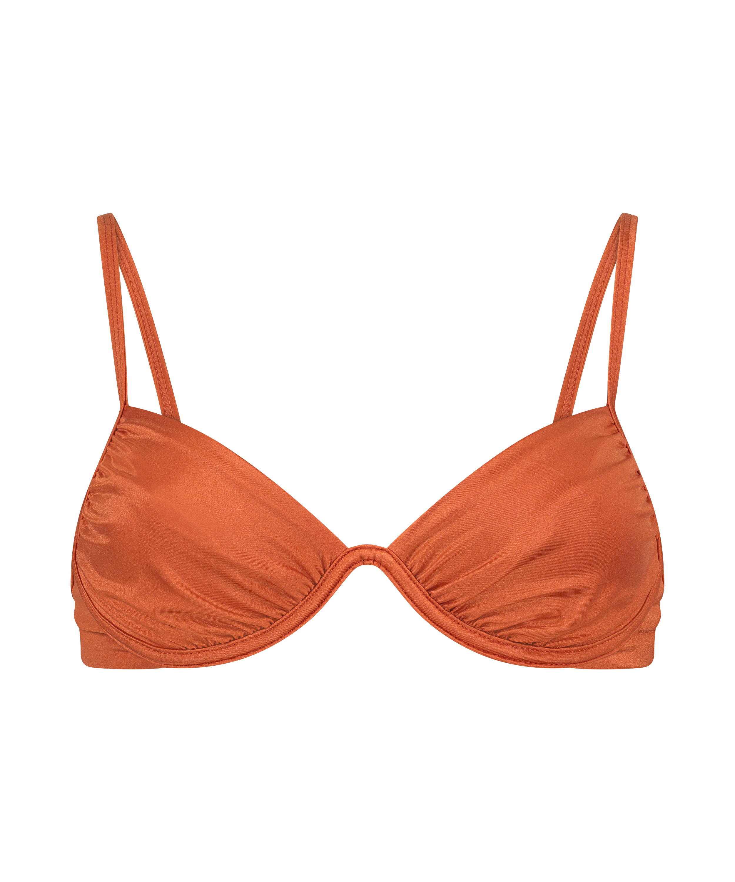 Icke formpressad bikiniöverdel med bygel Corfu , Orange, main