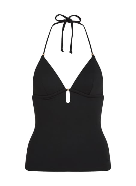 Holbox formande tankini, Svart