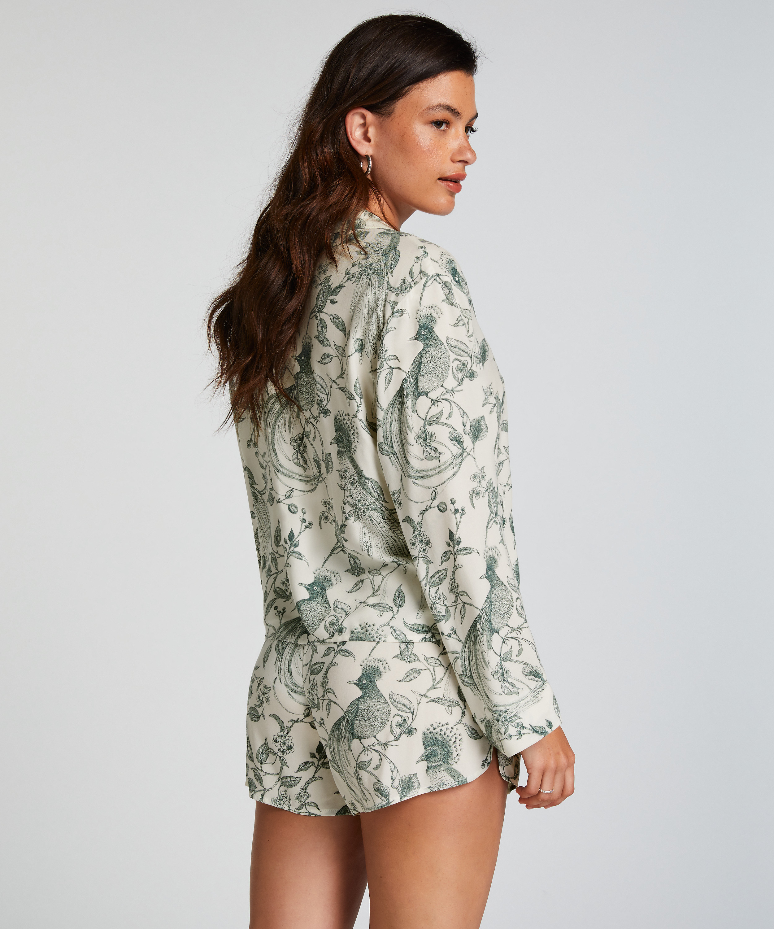 Pyjamasshorts, Vit, main