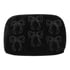 Sminkväska med rosetter, Svart