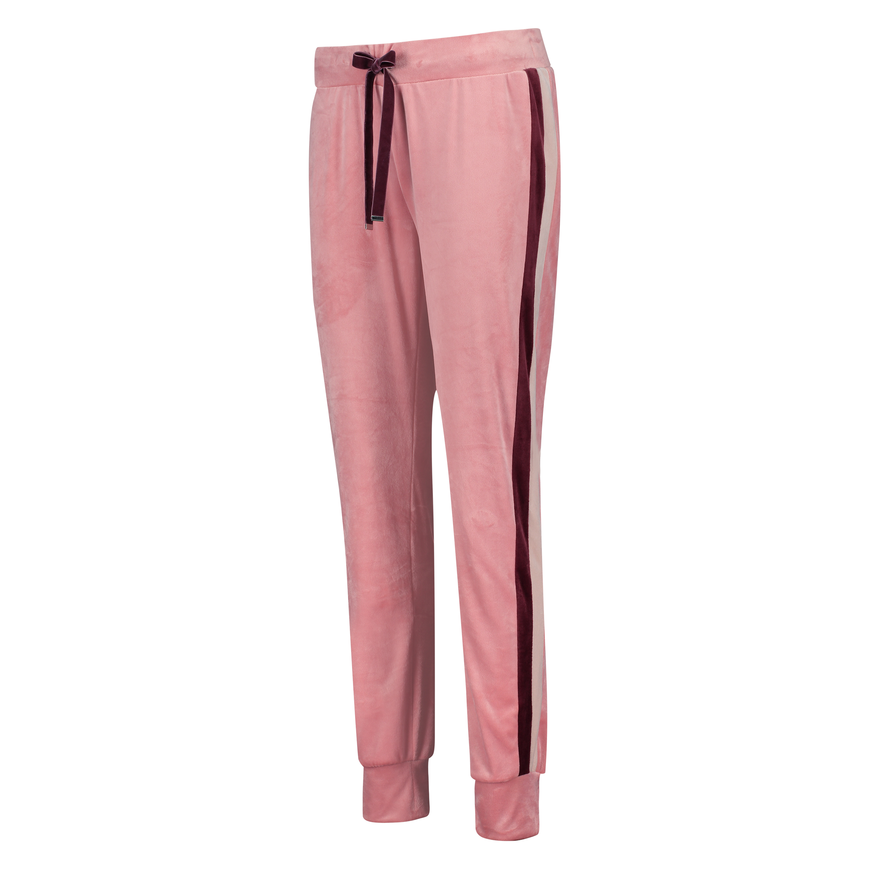Joggingbyxor Velour, Rosa, main