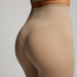 HKMX Sömlös sportlegging hög midja, Beige