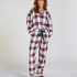 Pyjamasbyxori flanell, Vit