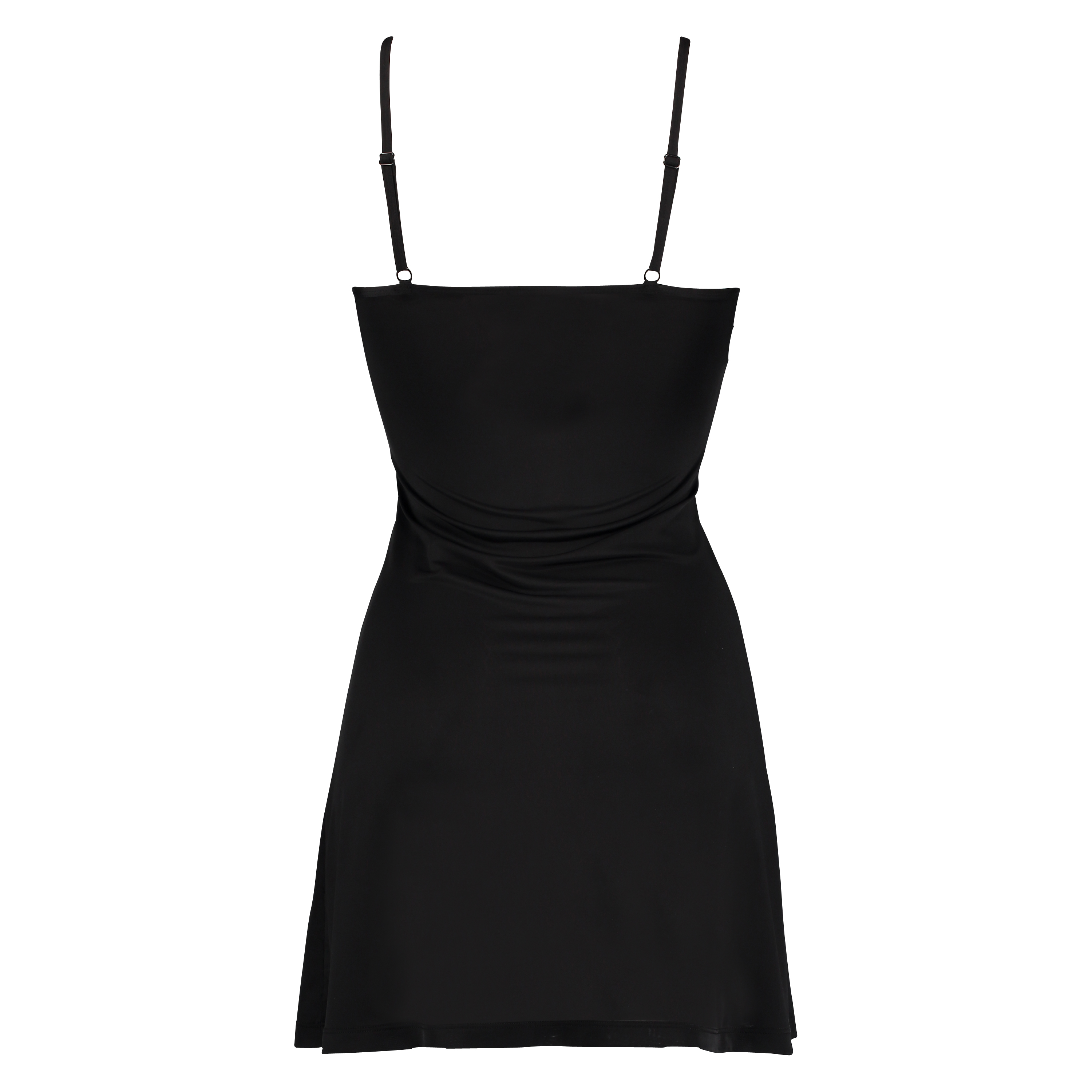 Utslätande underklänning spets - Level 1, Svart, main