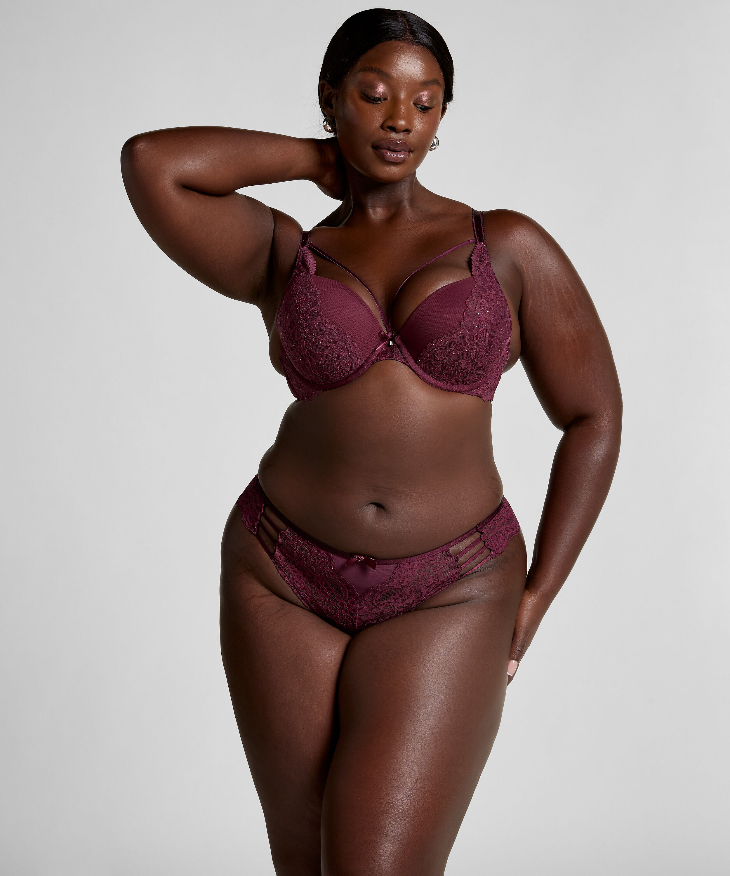 Vadderad push up-bh med bygel Isadora