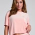 Top Velours Pocket, Rosa