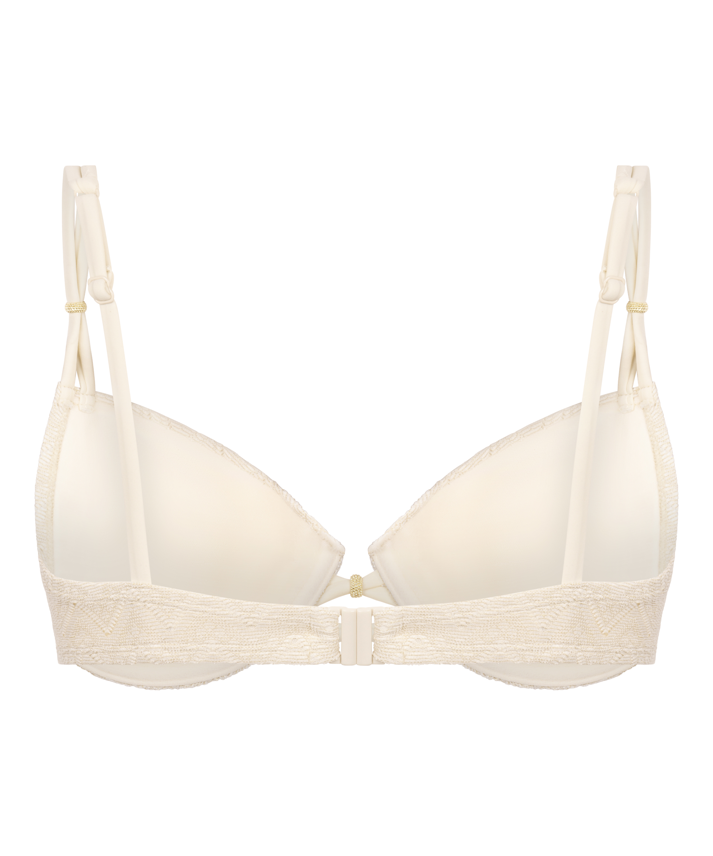 Crochet Bikini Top, Vit, main