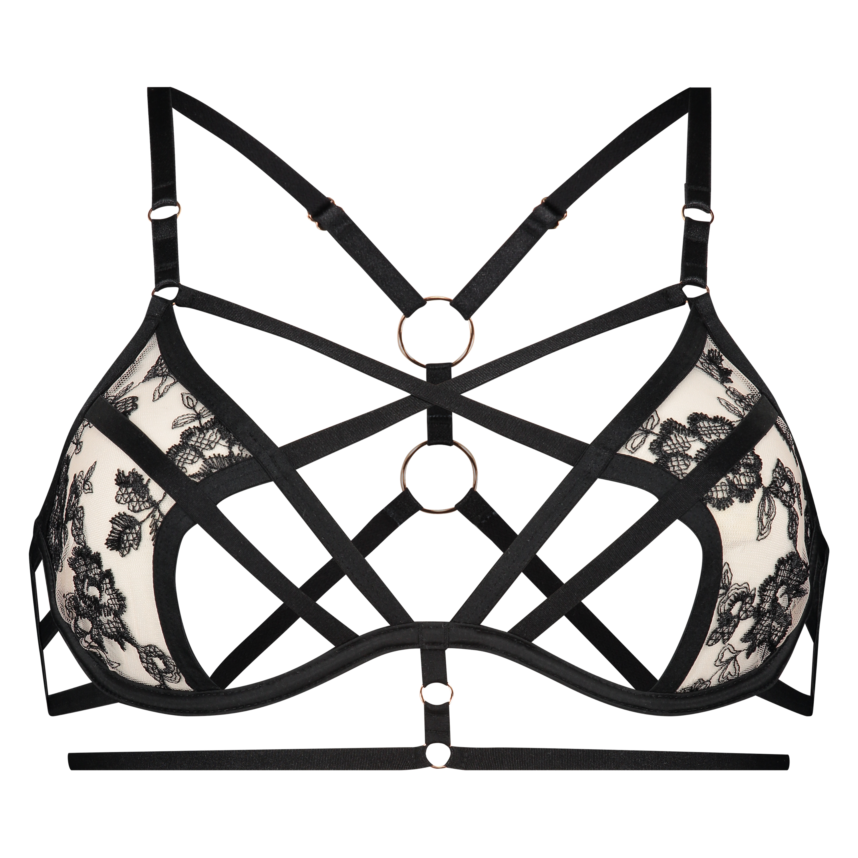 Icke vadderad bygelbeh&aring; Dahlia, Svart, main