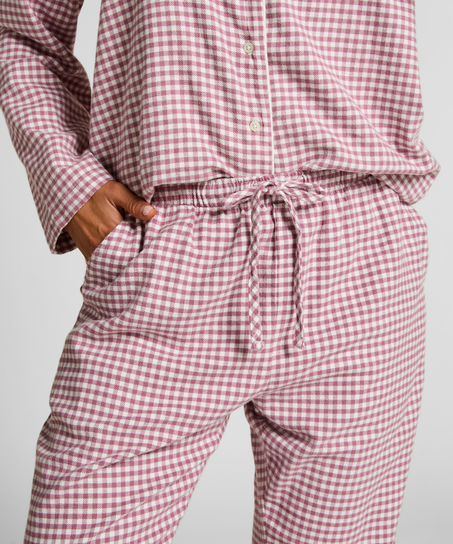 Pyjamasbyxori flanell, Lila