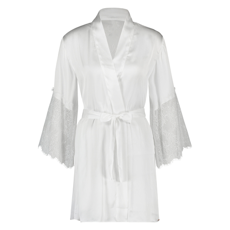 Kimono Satin Lily, Vit