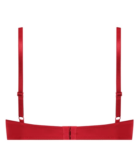 Formpressad bygel-bh Plunge, R&ouml;d