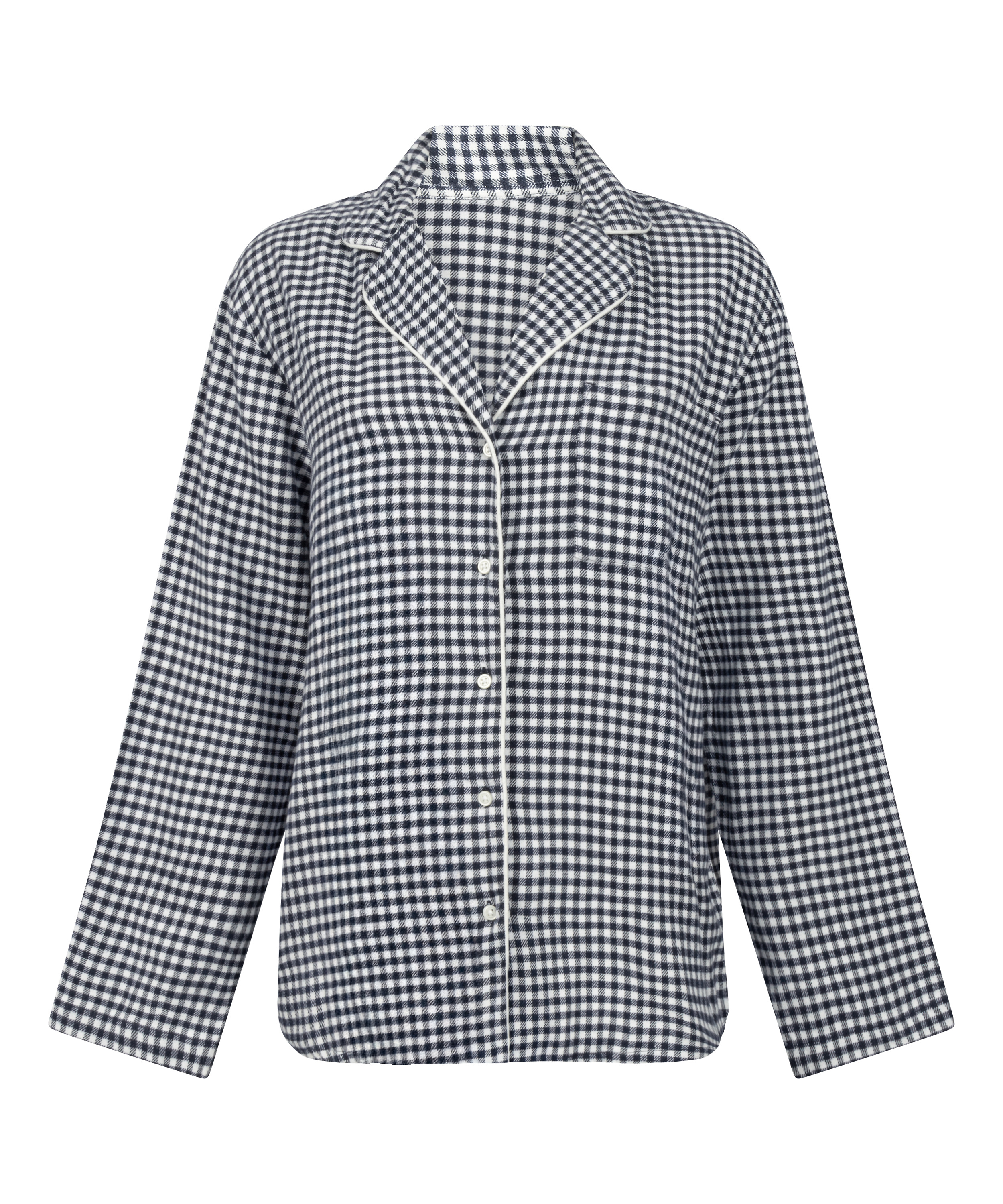 Pyjamastopp Flanel Essentials, Blå, main