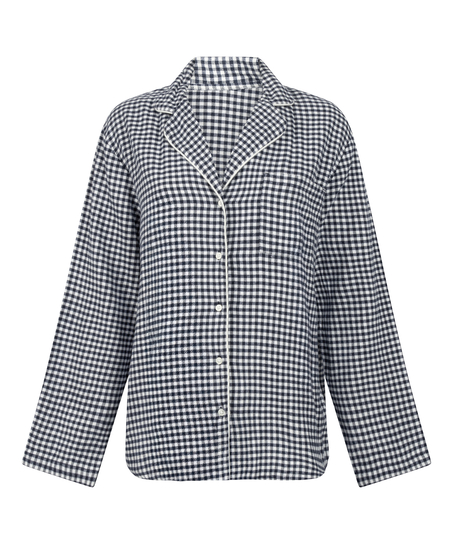 Pyjamastopp Flanel Essentials, Blå