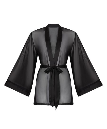 Kimono Maxime Tulle, Svart