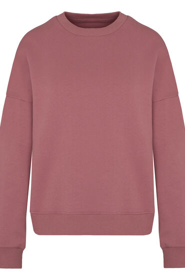 Hunkemöller Sweat med Rund Hals i Borstad Sweatkvalitet sweatshirts dam – bild 3