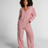 Pyjamasset i twill, Röd