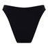 H&ouml;gt skuren bikiniunderdel i neopren, Svart