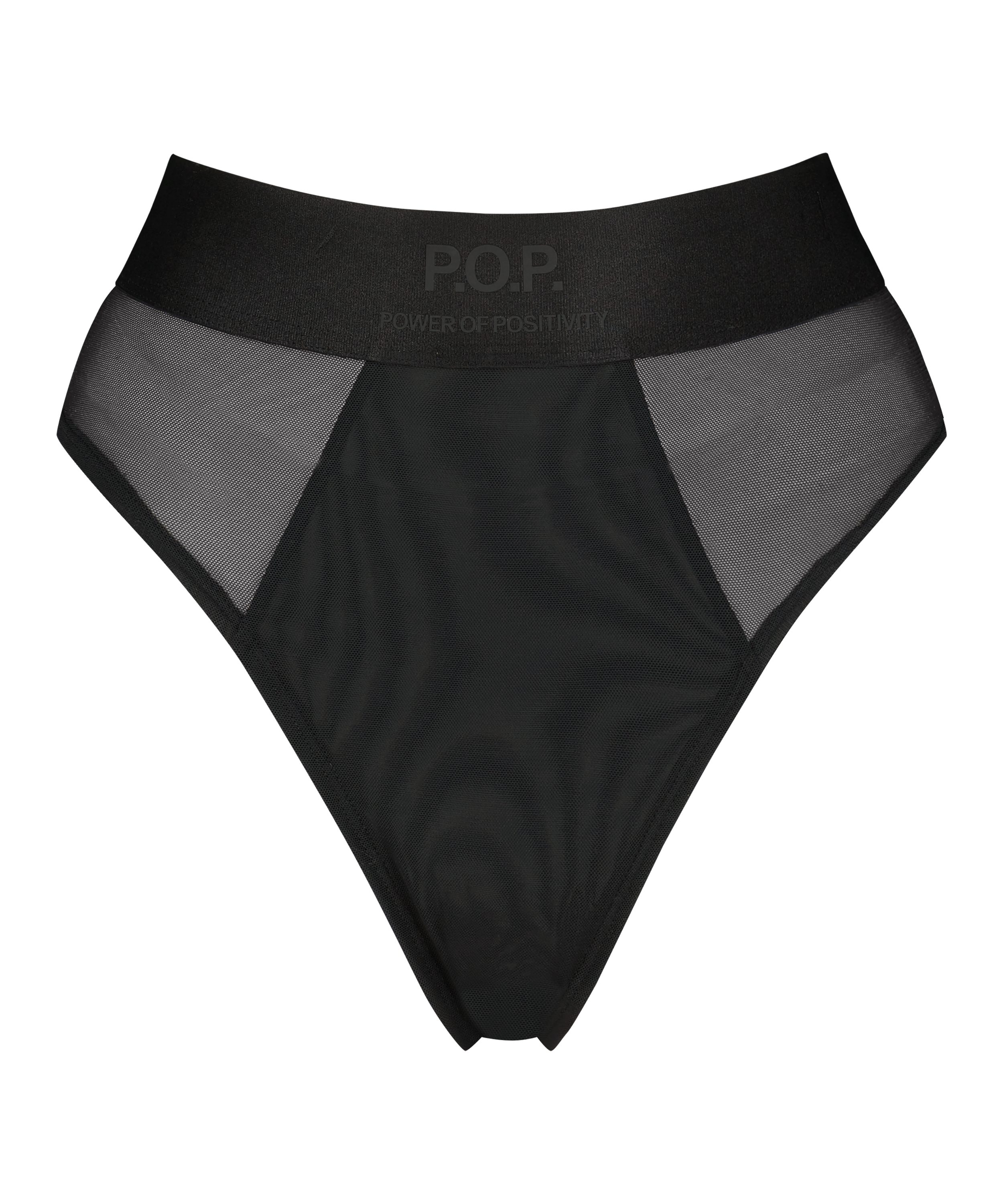 Högt skuren Brazilian-trosa Flexing, Svart, main