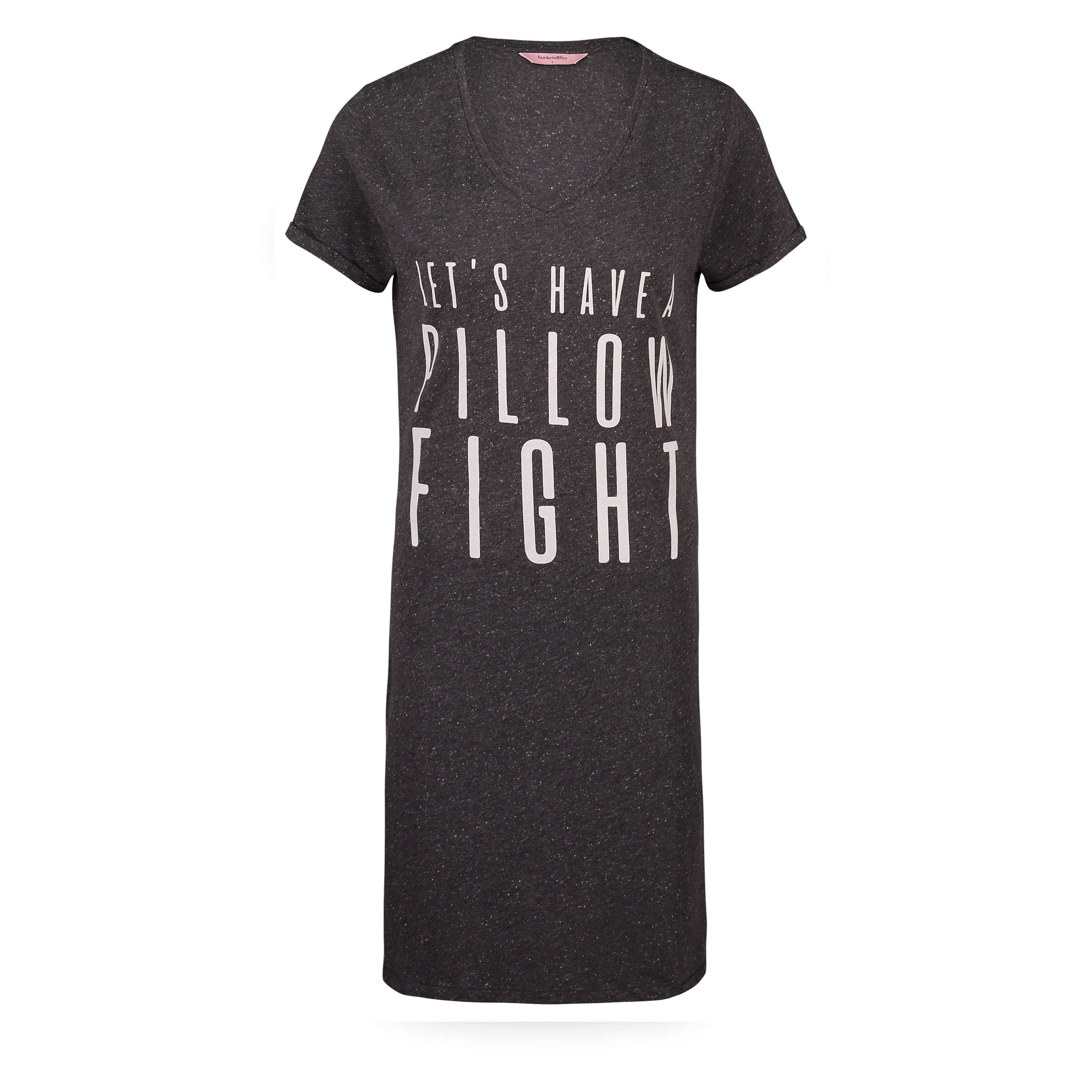 V-ringat nattlinne, Grå, main