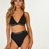 Cutie Triangle-bralette, Svart
