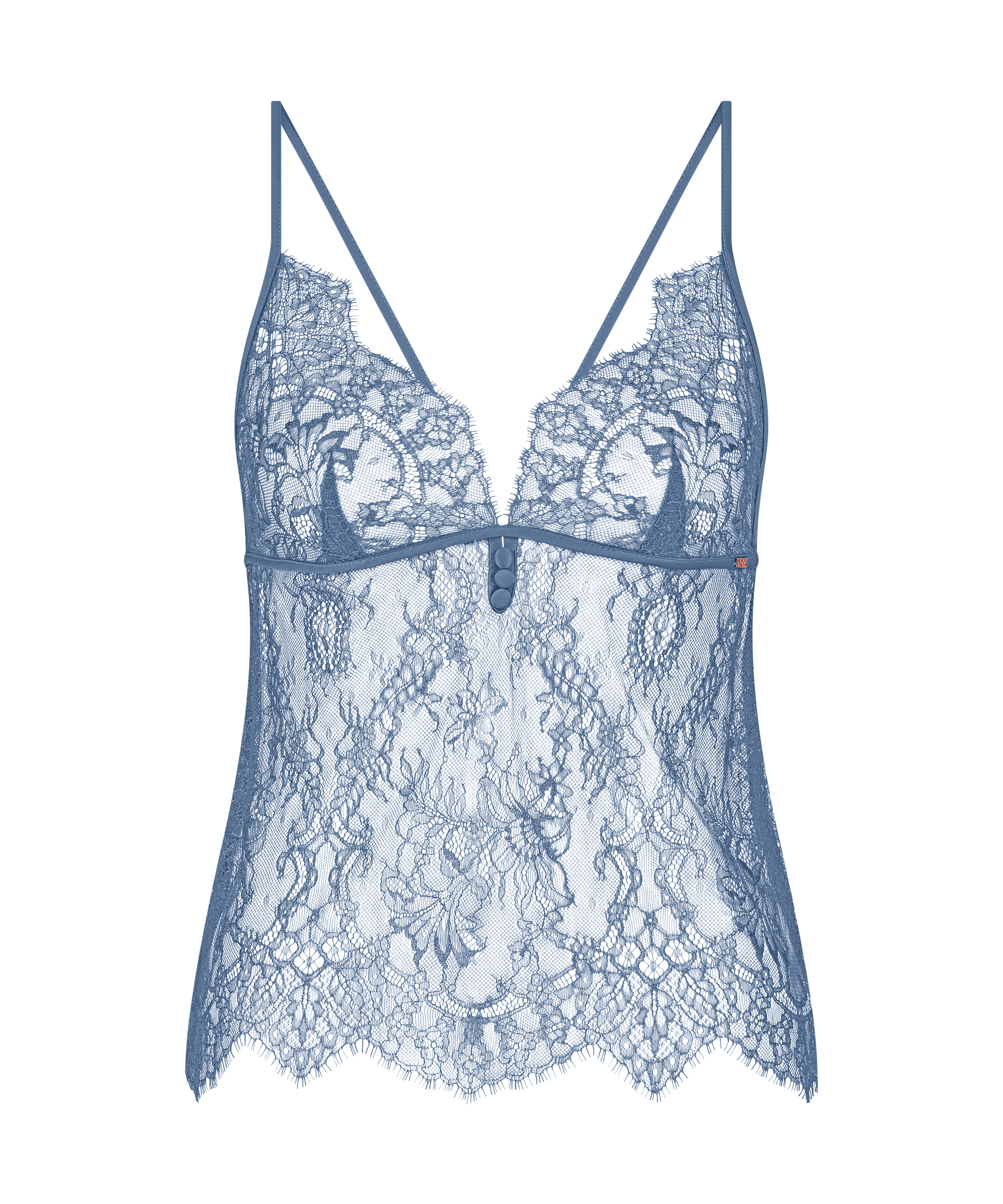 Cami Lace Delphine, Blå, main