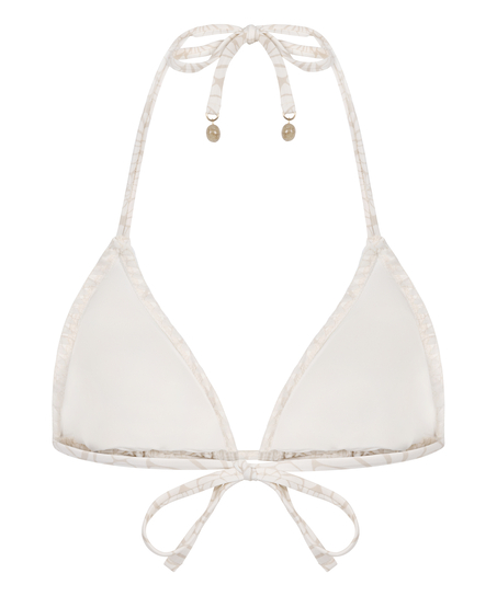 Caicos triangelformad bikiniöverdel, Beige