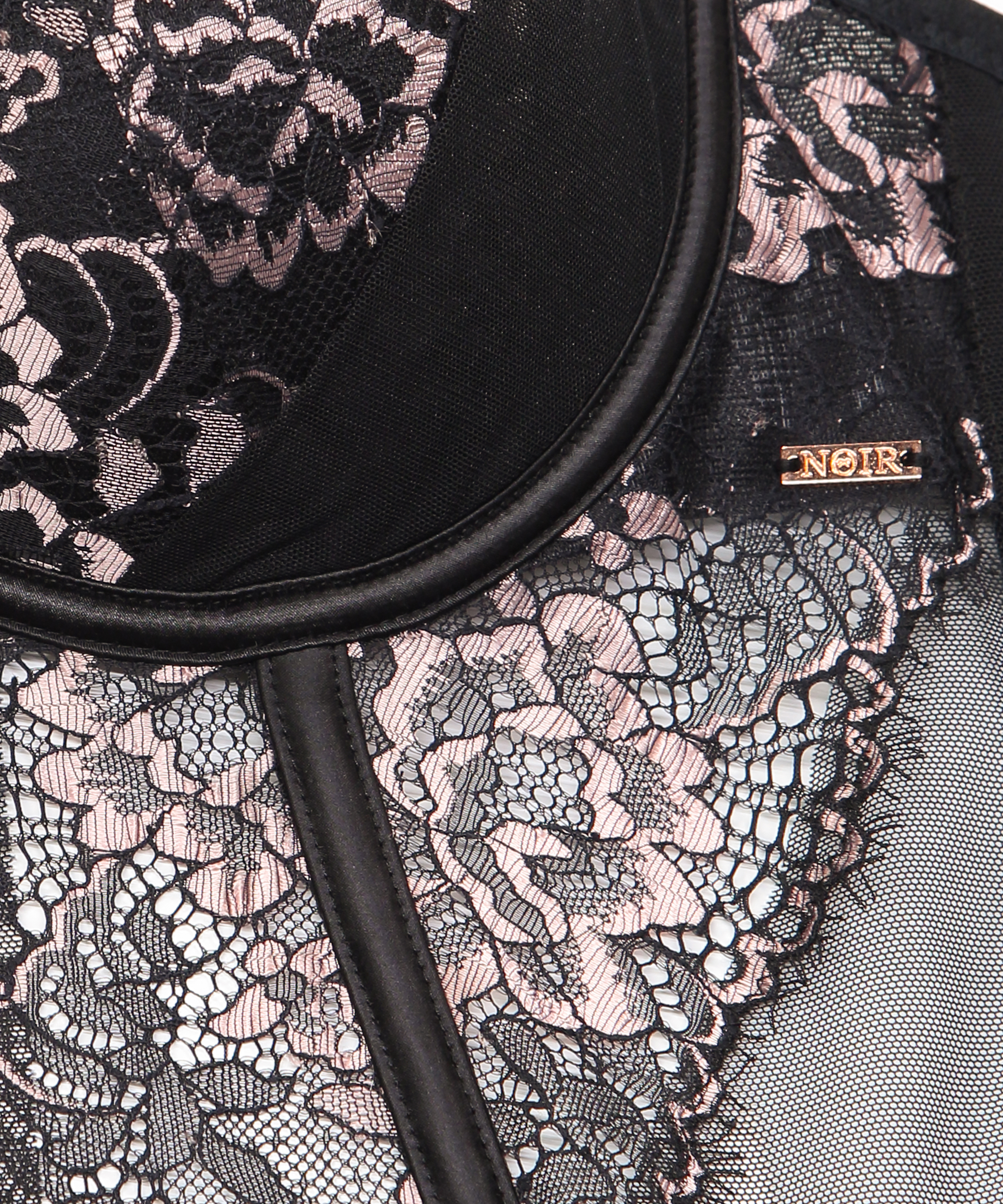 Maria bustier, Svart, main