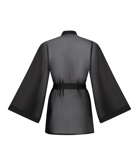 Kimono Maxime Tulle, Svart