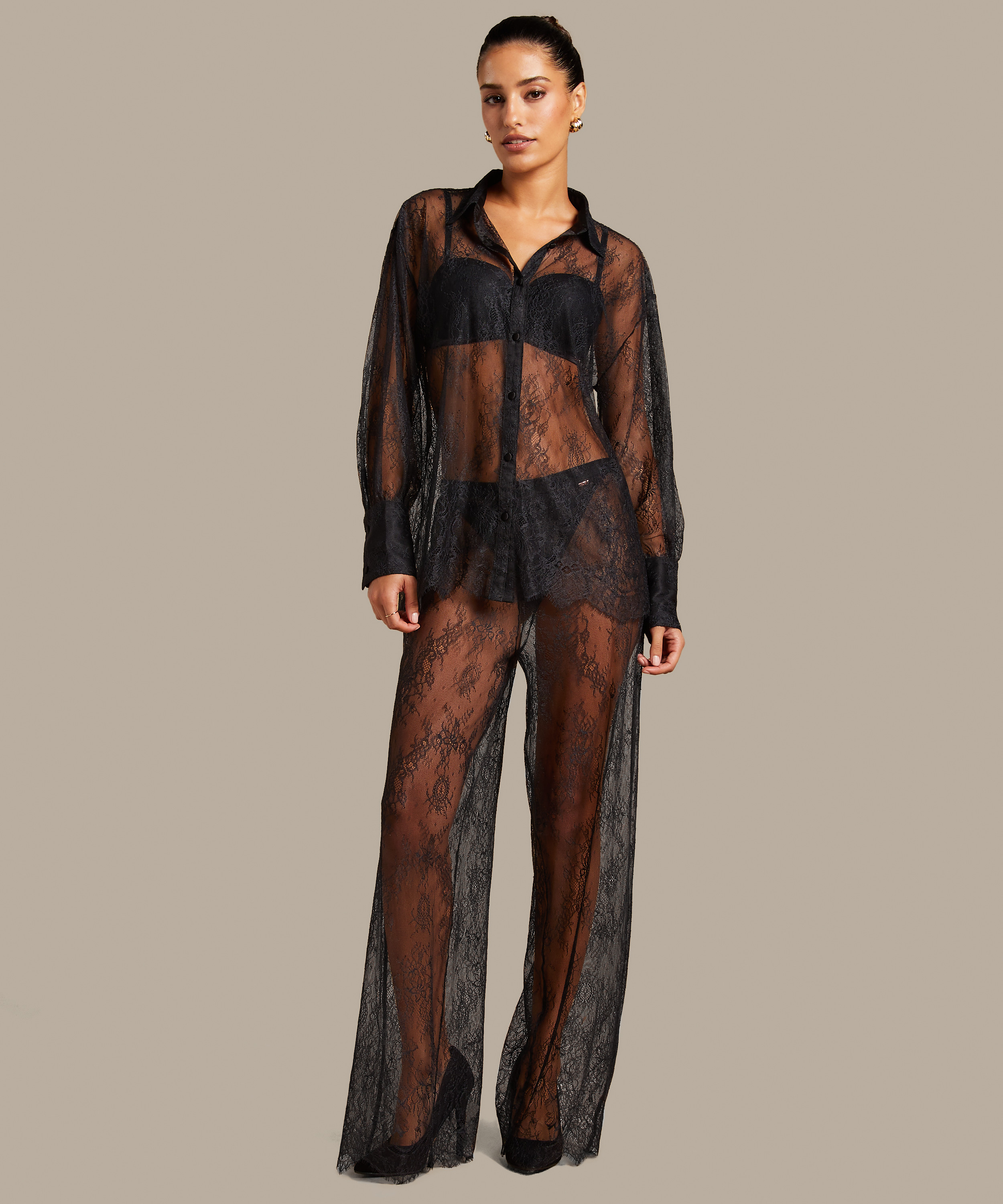 Spetstopp Camille, Svart, main