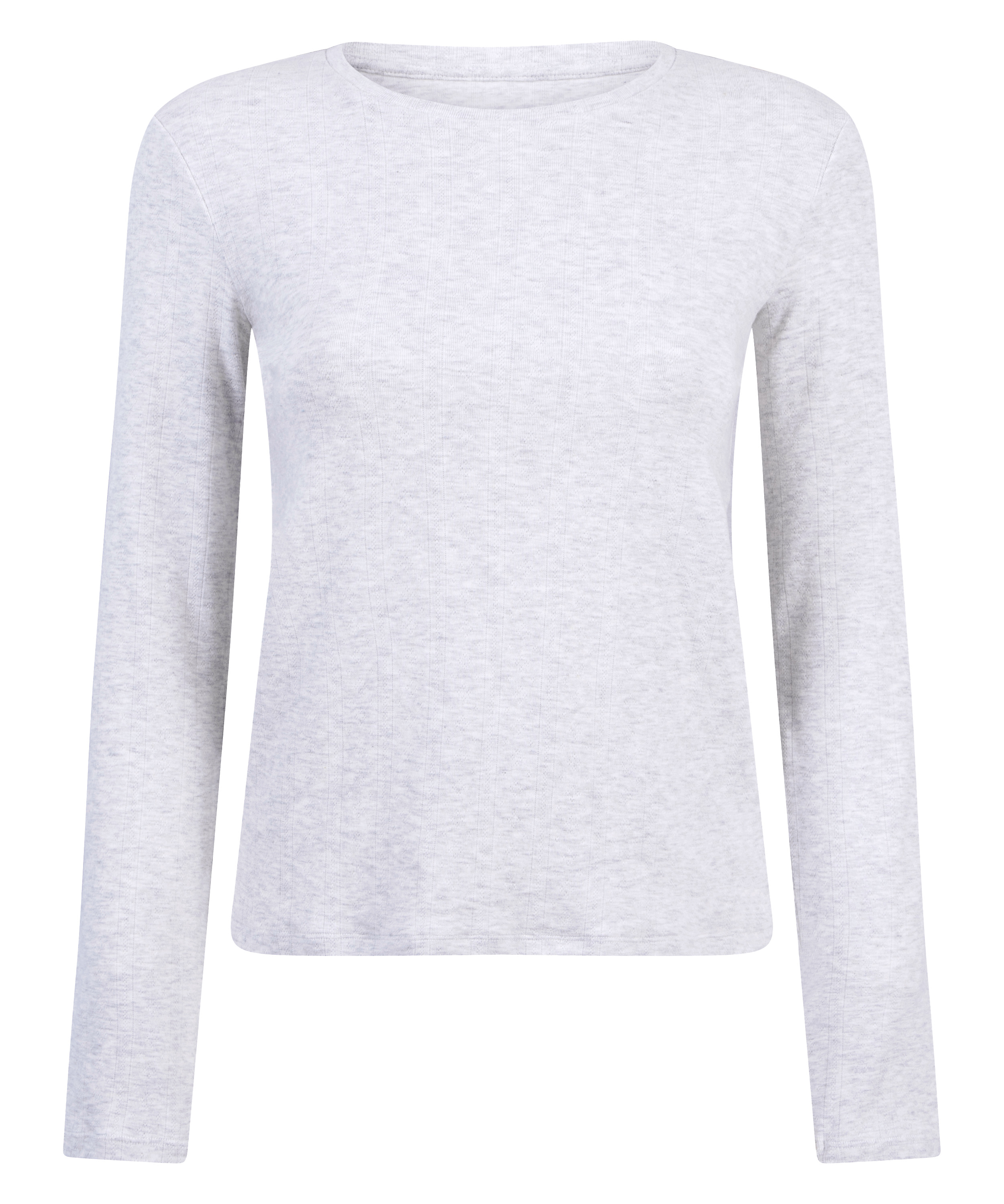 Pyjamastopp Pointelle, Grå, main