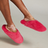Teddy Mule Slipper, Rosa