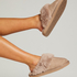 Teddy Mule Slipper, Brun
