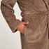 Morgonrock Fleece, Beige