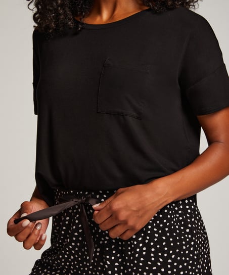 Kort pyjamasset, Svart