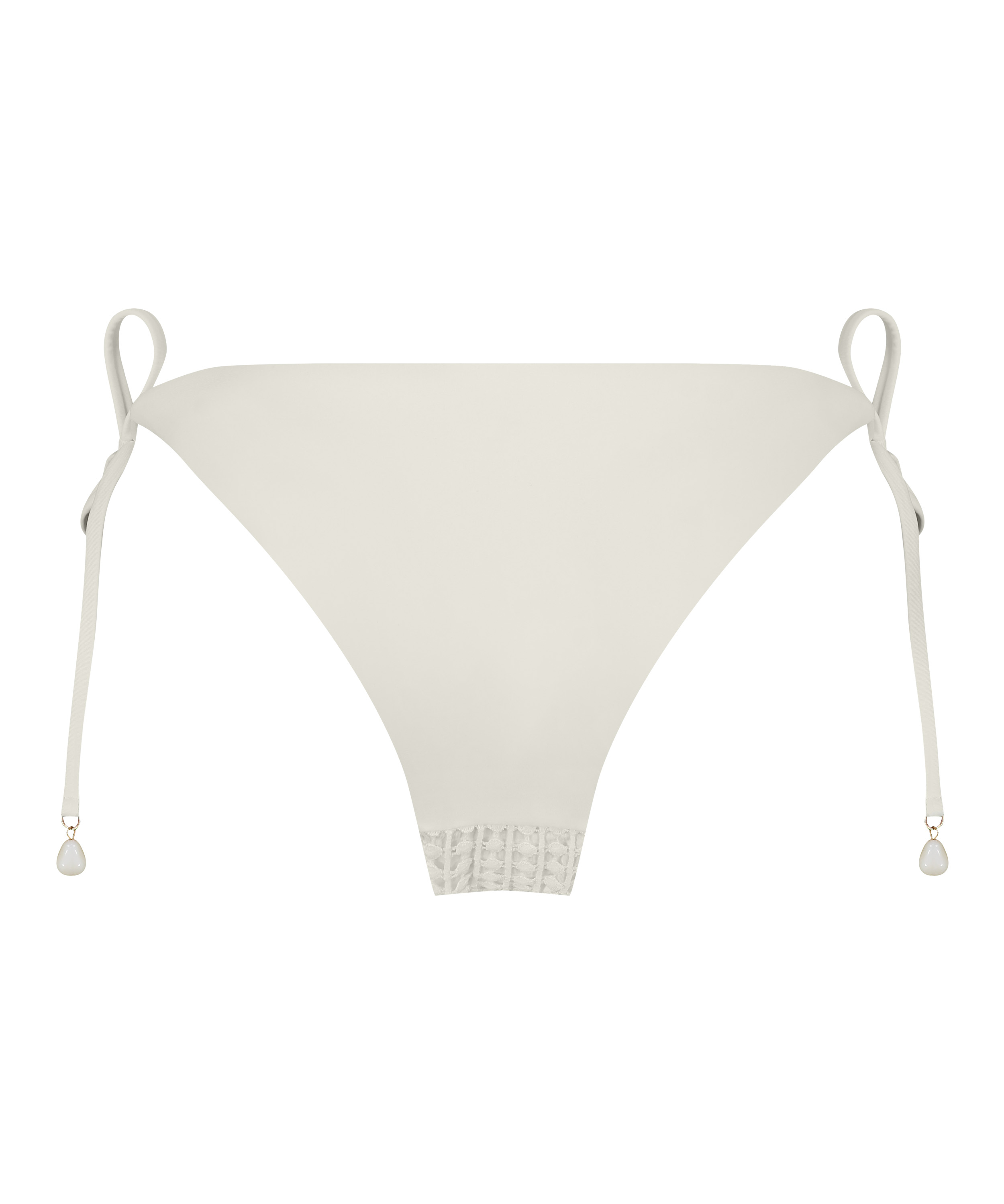 Cheeky Tanga Bikiniunderdel Maui Crochet, Vit, main