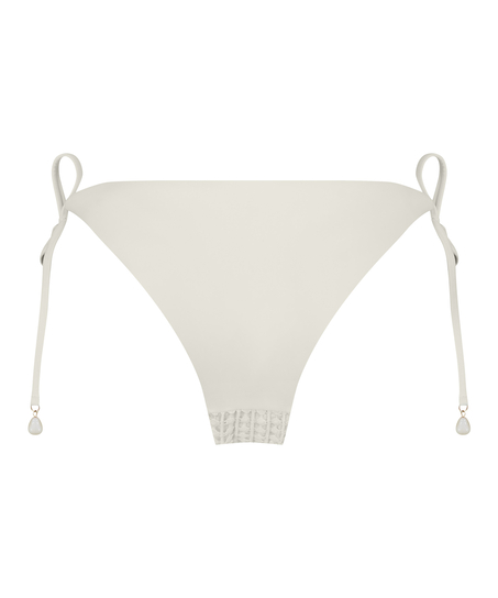 Cheeky Tanga Bikiniunderdel Maui Crochet, Vit