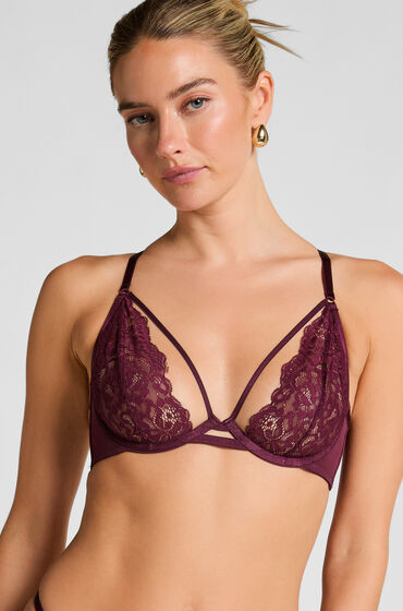 Hunkemöller Icke-formpressad BH med bygel Cinnamon Röd