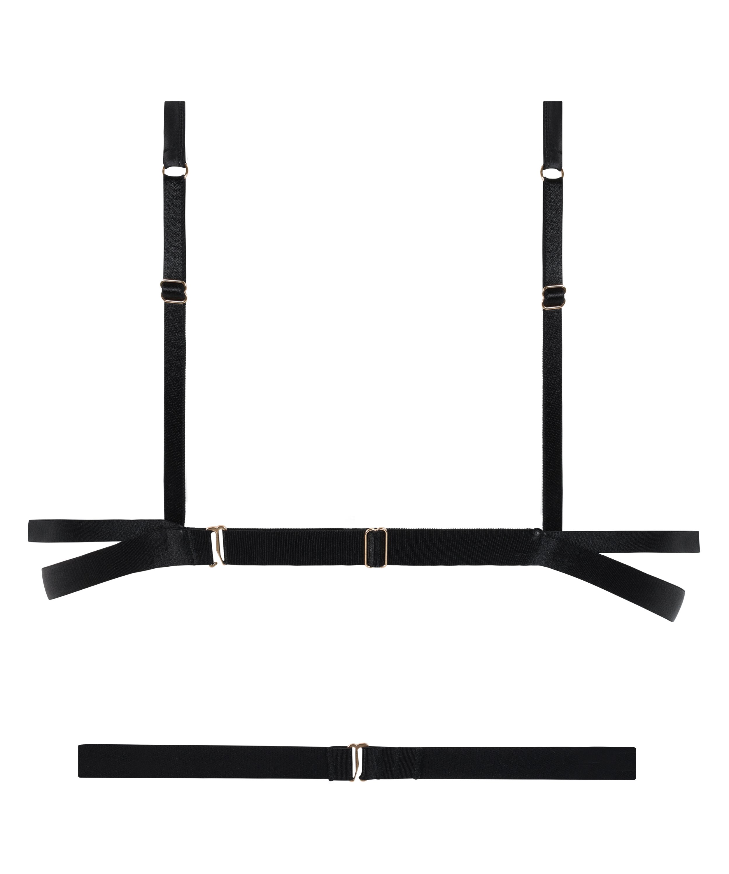 Bralette Nisha, Svart, main