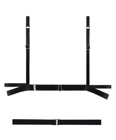 Bralette Nisha, Svart