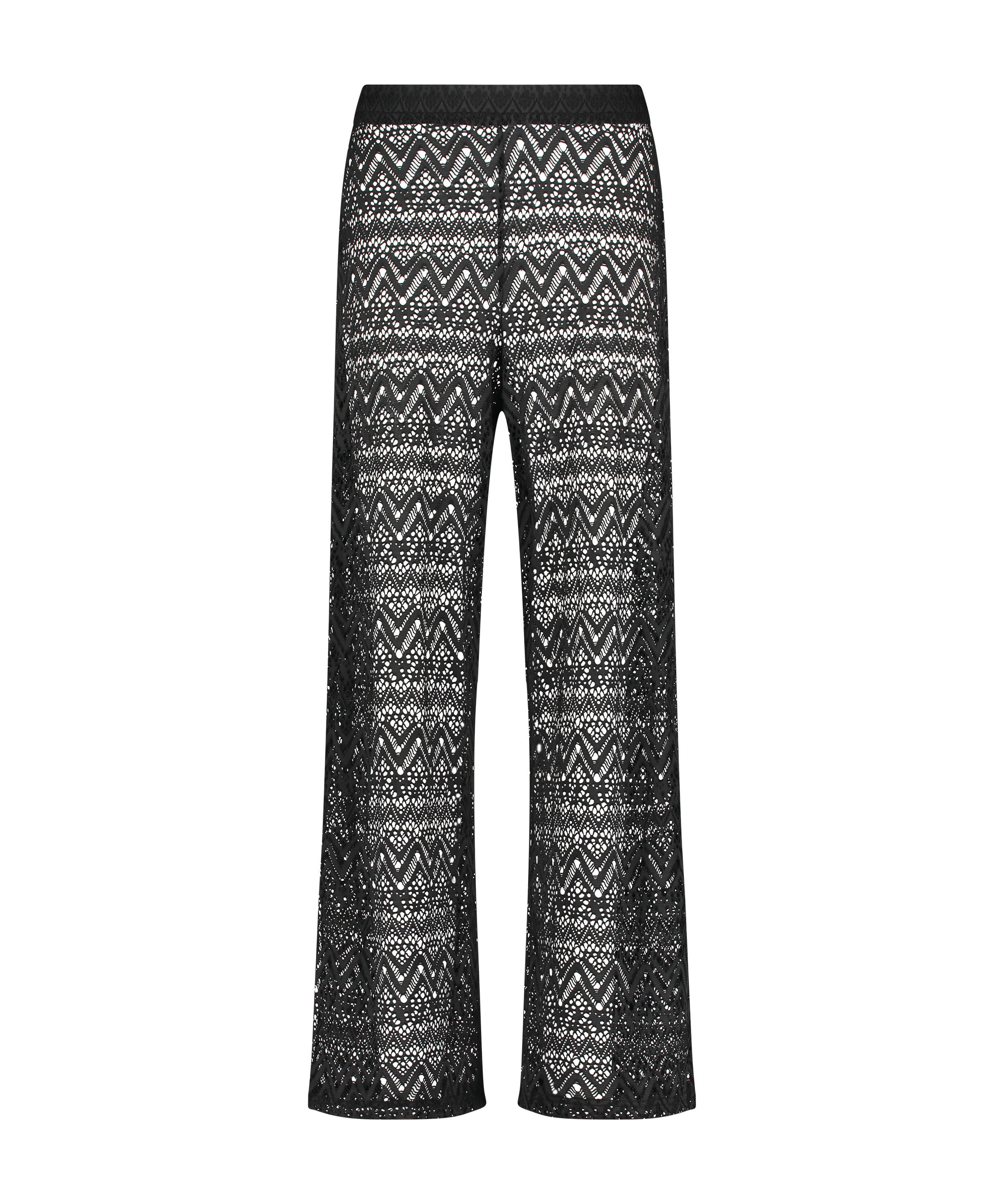 Strandbyxa i spets, Svart