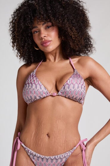 Hunkemöller Cali triangelformad bikiniöverdel Rosa