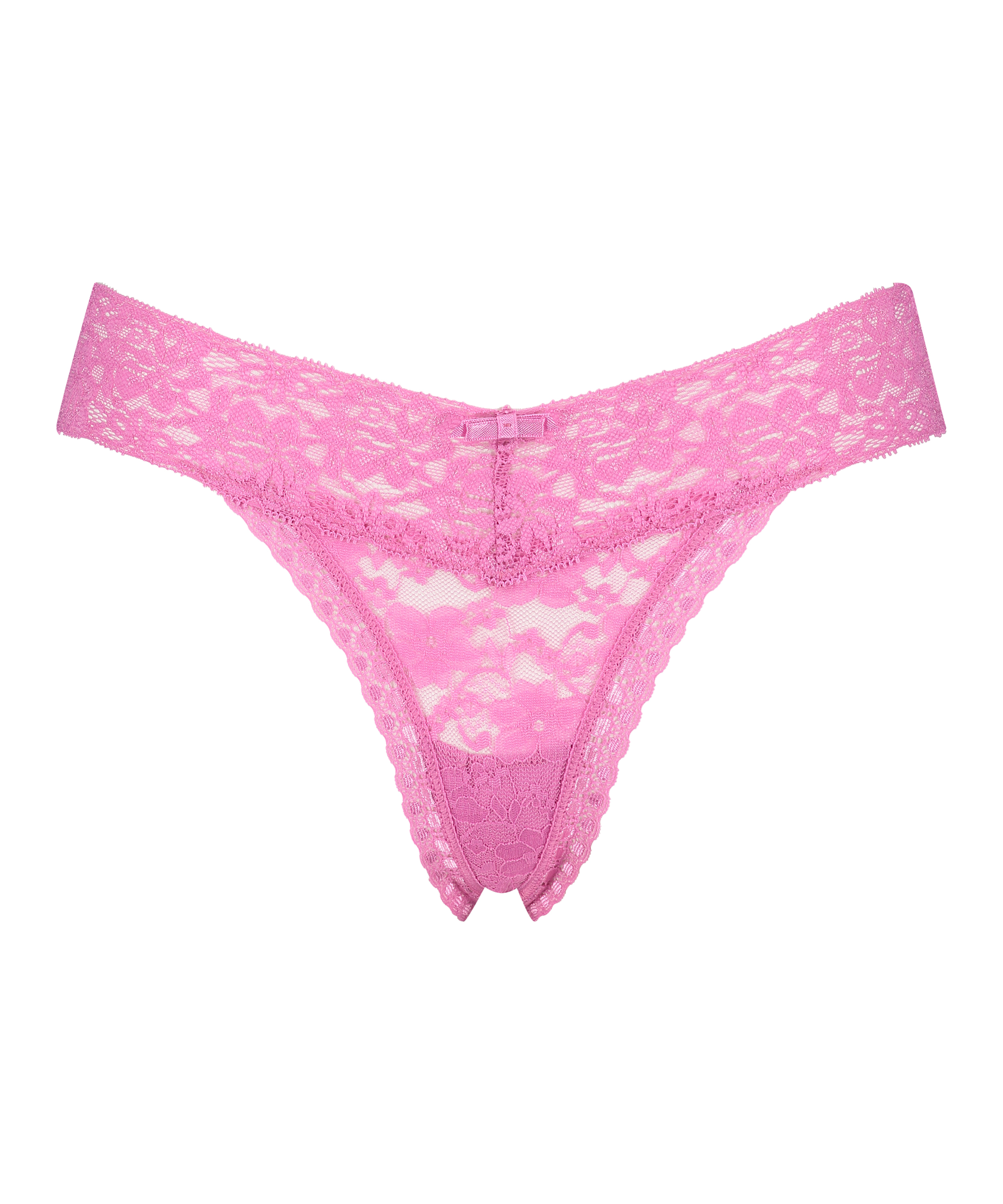 Extra låg stringtrosa V-shape, Rosa, main