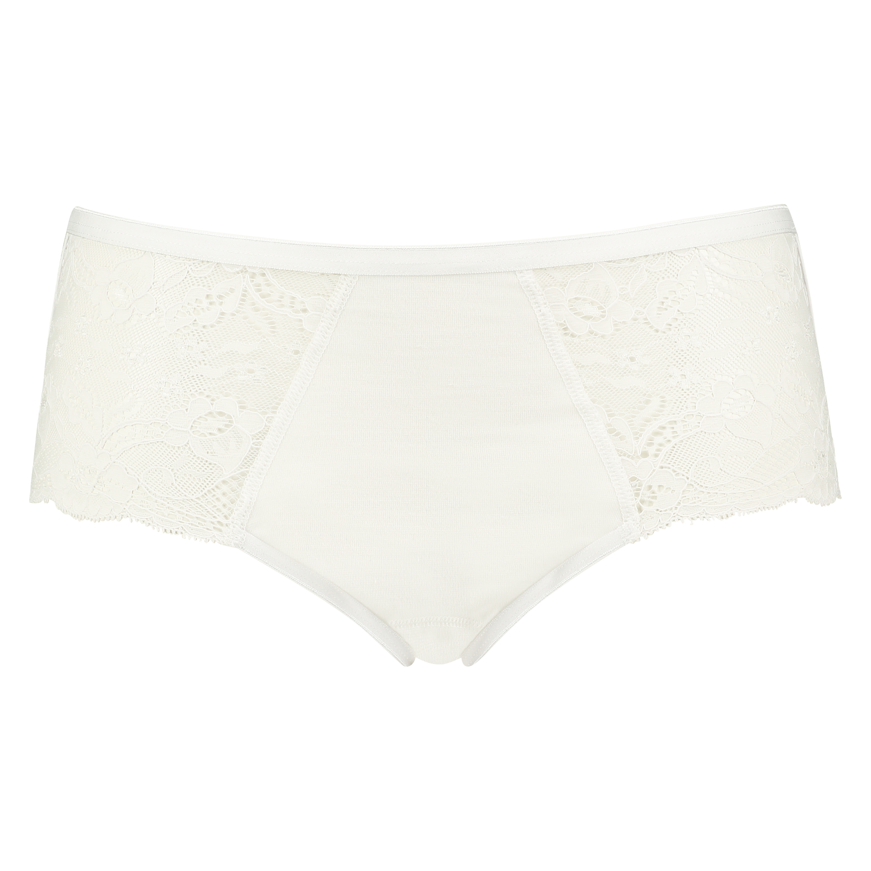 Superslip Lace Midi, Vit, main