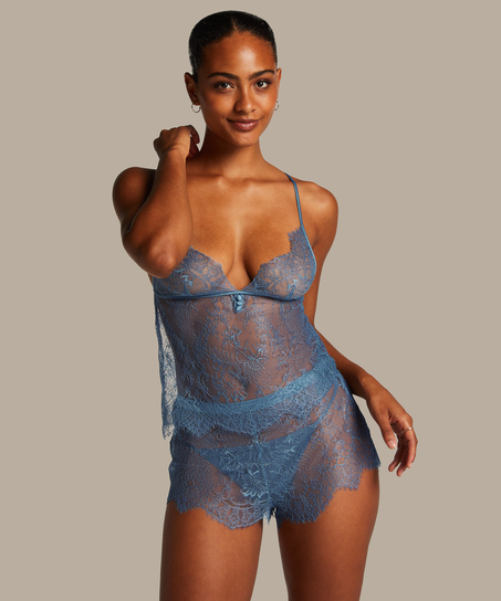 Cami Lace Delphine, Blå
