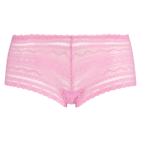 Geo Lace Boxer, Rosa