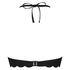 Formpressad push-up-bikinitopp Storlek A - E, Svart