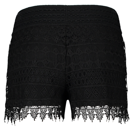 Shorts Crochetta, Svart