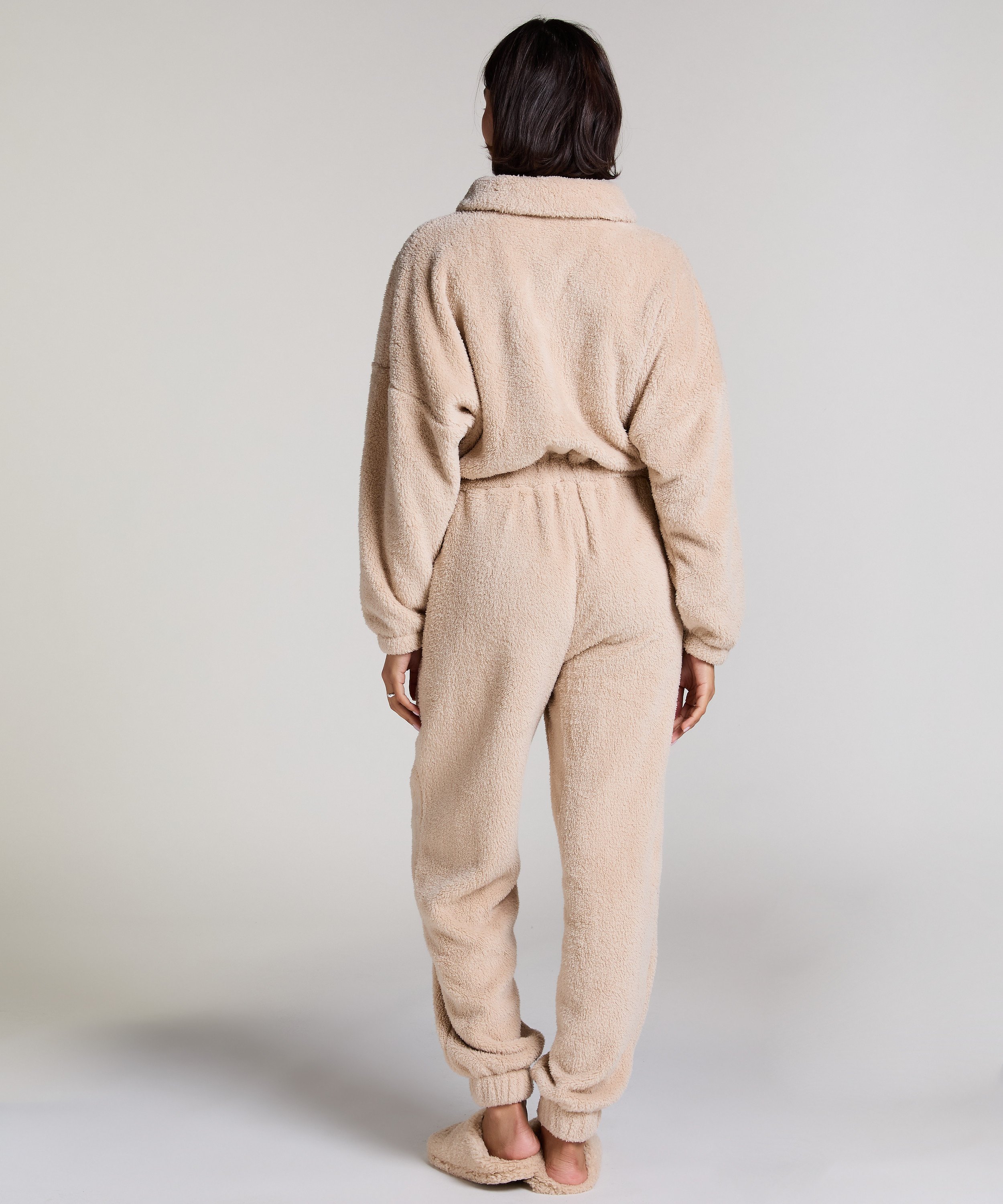 Onesie Fleece, Beige, main